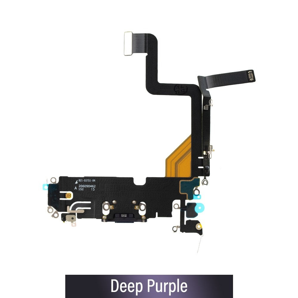 Charging Port for iPhone 14 Pro (Purple)-Deep Purple Charging Port for iPhone 14 Pro (Purple)-Deep Purple